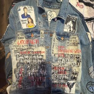 Hand painted custom one tree hill Jean jacket